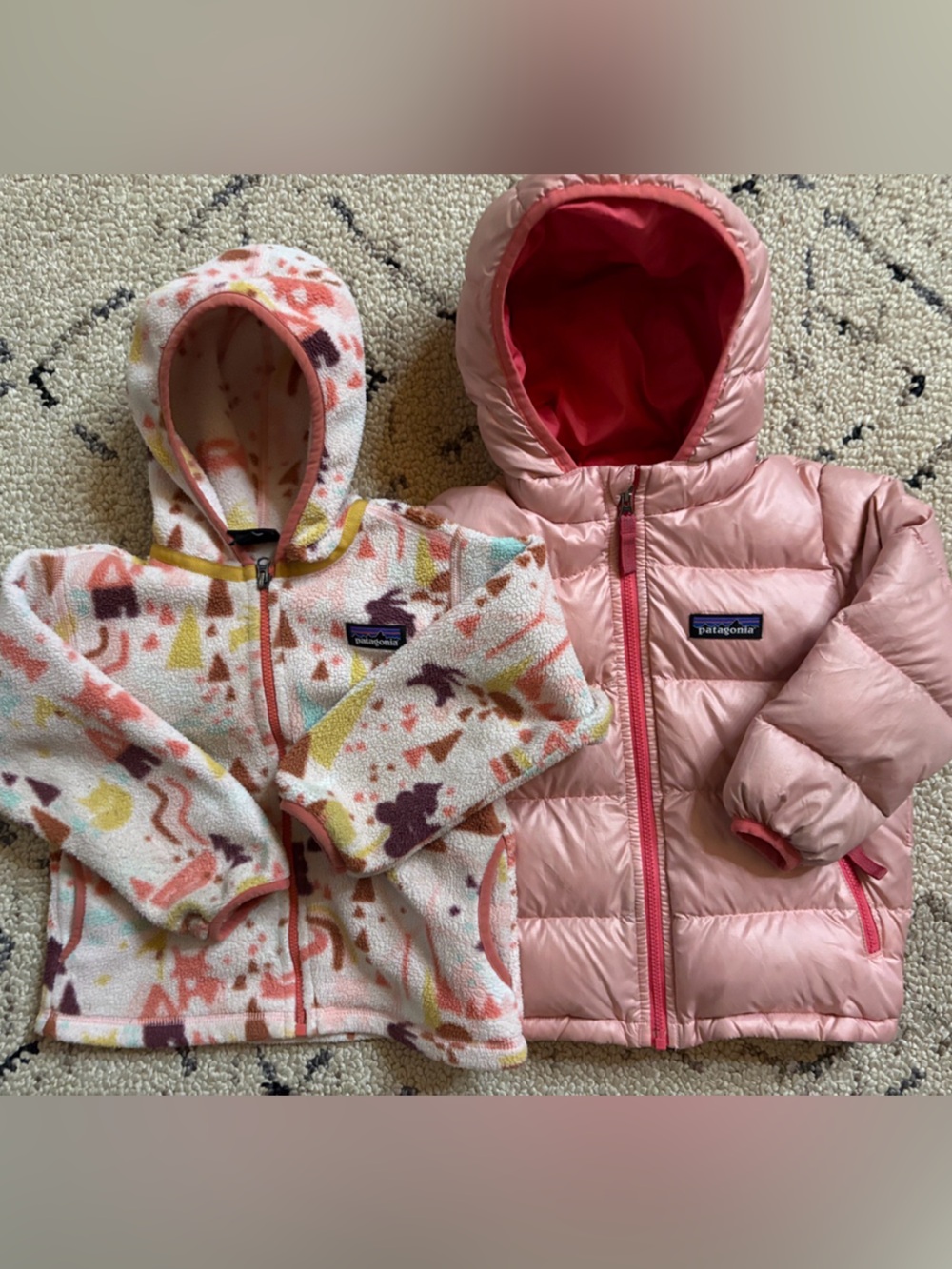 Patagonia kids puffer jacket and fleece (2T)
